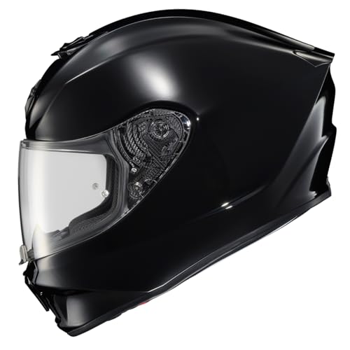 ScorpionEXO R330 Full Face Motorcycle Helmet, Black, Medium