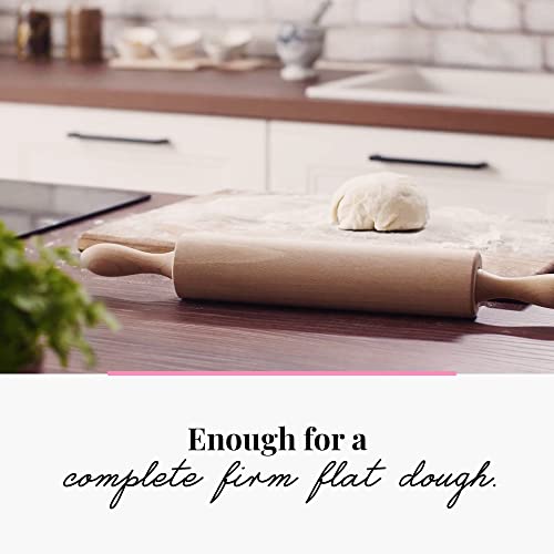 Tuuli Kitchen – Classic Wood Rolling Pin With Rotating Center thumb #4