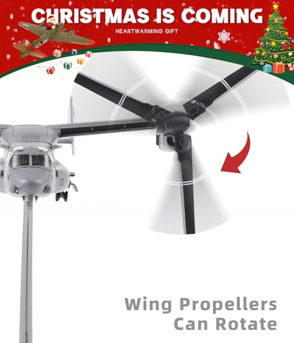 Avión V-22 Osprey kit de metal militar fundido 1/144 miniatura armada coleccionable 4