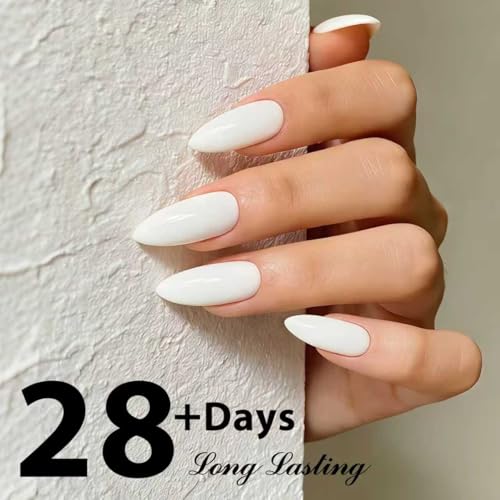 Esmalte en gel blanco sólido GELAMBER 15ml miniatura 2