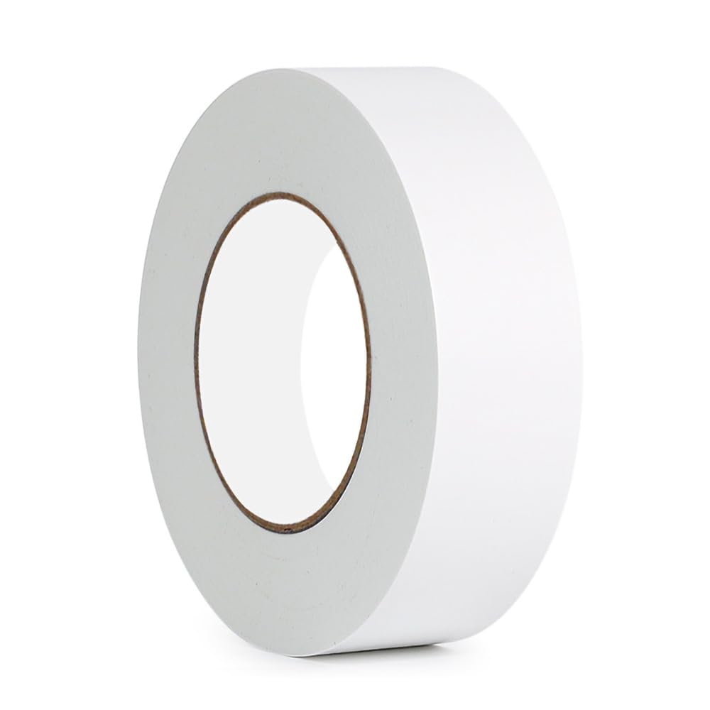 Product image of Duct Tape, Heavy Duty Waterproof, 1 Inch X 44 Yards White, Strong Adhesive No Residue, Multi-Purpose, for Fixing Items and Home Repair