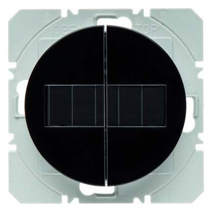 Appareillage KNX radio quicklink Hager Berker R.x double noir solaire