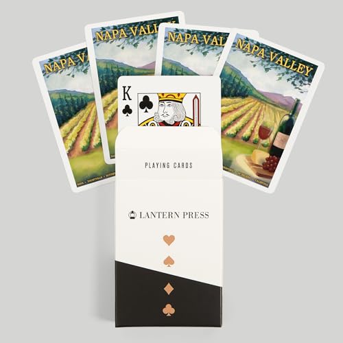 Baraja Póker Napa Valley 52 Cartas Cartón miniatura 6