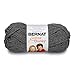 Bernat Softee Chunky Yarn, True Grey, Single Ball