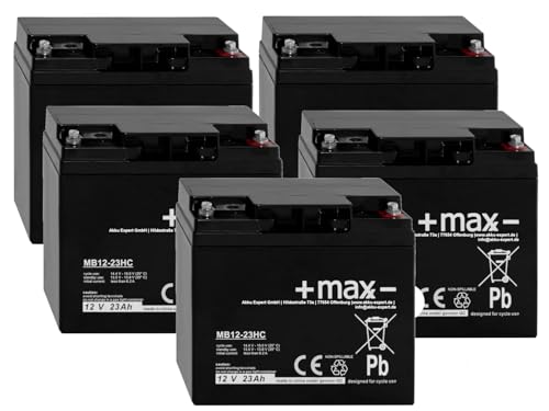 Viper kompatibler 60V Elektroscooter Akkusatz 5X 12V 23Ah Pb AGM Batterie zyklenfest