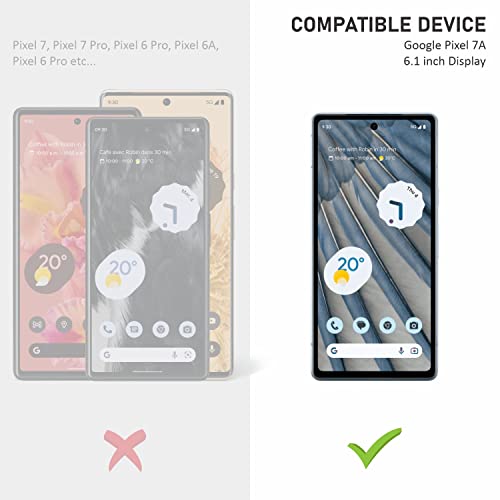 Image of Mr.Shield Top-Notch HD+ Tempered Glass Screen Protector Guard for Google Pixel 7A, 9H Hardness, Military Grade Protection, Easy Installation kit
