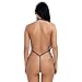 MSemis Woman Weeny Sling Shot Micro Mini Bikini Thong One-Piece Teddy