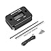 NKTECH NK-HS2 Inductive Hour Meter for Gas Engine Lawn Mover Marine ATV Motorcycle Boat Snowmobile Dirt Bike Outboard Motor Generator IP68 99999HRS Hourmeter (Black)