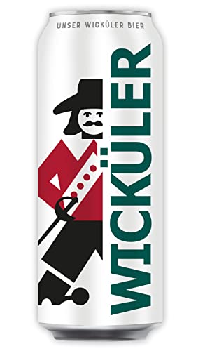 Wicküler Pilsener, würzig frischer Geschmack. 24x0,50 L Dose EINWEG
