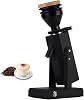 Electric Coffee Grinder - Elegant Samll Coffee Grinder Machine - 40 mm Titanium Burr Metal - 75 g Bean Funnel - 19 Speeds