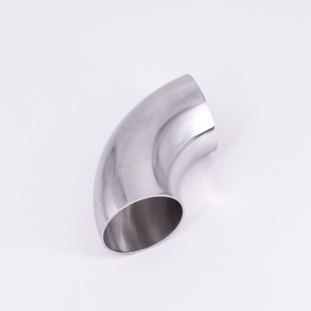 12.7 16 19 22 25 28 32 34 38 40 42 45 48 51 52mm OD Butt Weld Elbow 90 Degree 304 Stainless Pipe Fitting (104MM OD_90 Degree) Barb Fittings