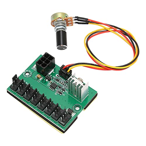 fuwe PCケース用PCファンハブ2ピン3ピン4ピンマザーボードファン電圧レギュレータ fuwe PCケース用PCファンハブ2ピン3ピン4ピンマザーボードファン電圧レギュレータ