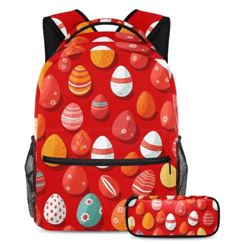 Sac à dos de voyage motif œufs de Pâques, un cadeau idéal pour étudiants
