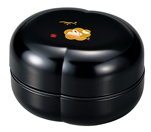 Ya Tatsumi HAKOYA perzik kleine kom lunch zwart Hanko konijn 52633