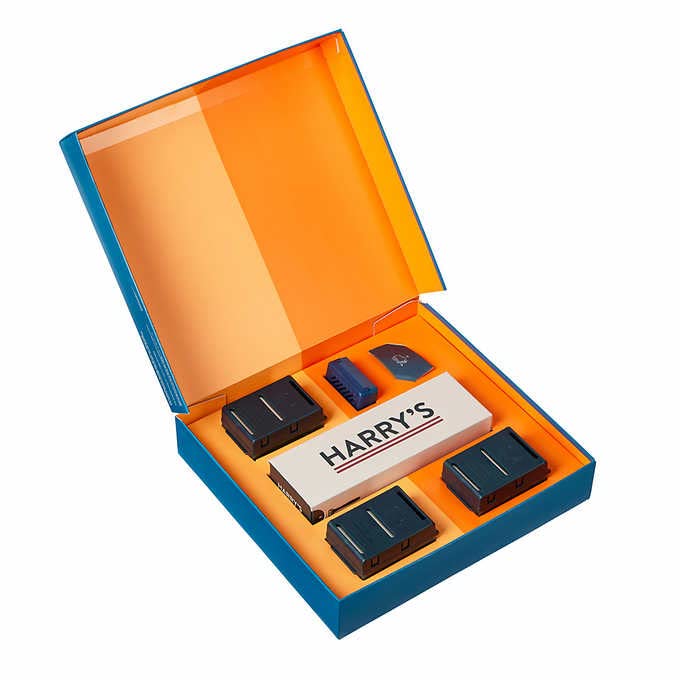 Harry's Truman Razor Handle + 13 Cartridges, Orange