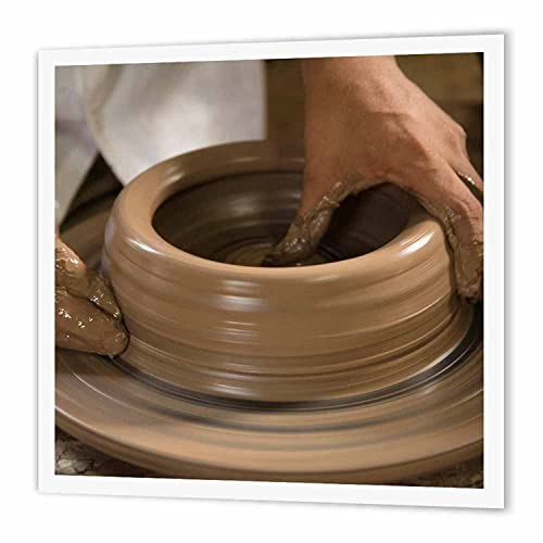 3Drose Ht_86881_3 Nicaragua, Catarina. Pottery Wheel & Clay Sa14 Jme0128 John & Lisa Merrill Iron On Heat Transfer, 10 By 10", For White Material #TOP9