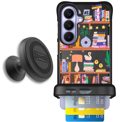 Scooch for Samsung Galaxy S26 Wallet Case, Wingmate, Little Library