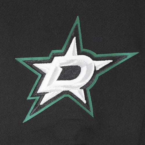 Pro Standard Mens NHL Dallas Stars Wingspan Crewneck Sweatshirt Black L by Pro Standard - Image 5