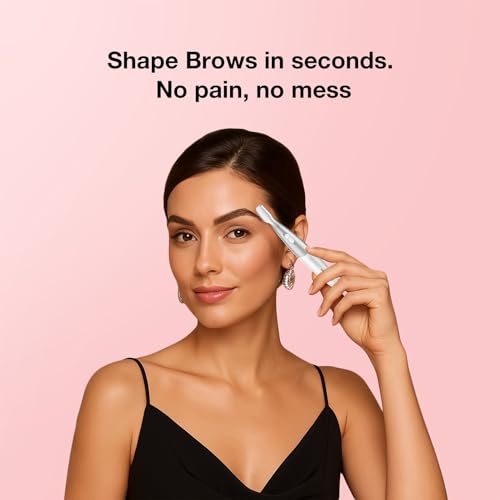 Braun Tondeuse Pour Sourcils, Pour Femmes, Épilation Du Visage, Stylisation Et Mise En Forme, Outil De Définition Des Contours, Mini-Tondeuse Pour Tondre Les Poils, FG1106