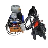 TECHTONGDA 70T Hydraulic Crawler Pin Press 220V 1500W Excavator Sleeve Chain Pressing Machine with Pedal Switch and Electric Pump, Crawler Pin Dismantling Machine for Excavator Maintenance