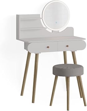Vicco Dressing Table Edda, White 80 cm