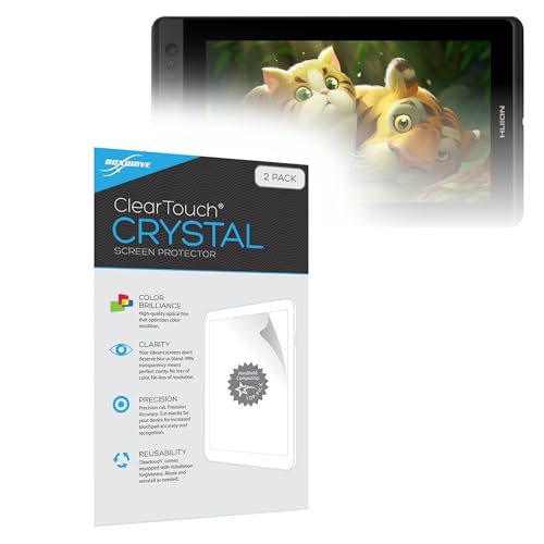 Protector de pantalla BoxWave para Huion Kamvas Pro 13 GT-133 2-Pack