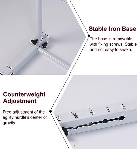 Adjustable Height Hurdles for Track & Field - Agility Training Equipment, Easy Assembly, Perfect for Athletes & Coaches, Enhance Speed & Performance