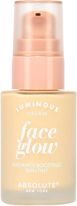 Absolute New York 02 Nude Glow Hidratante facial com cor e acabamento luminoso