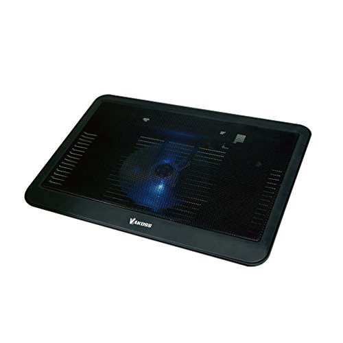 Pad di raffreddamento per computer portatile da 17 pollici, 1 ventilatore, 1500 giri/min, ultra sottile