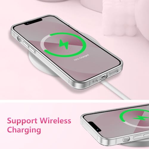 ZTOFERA Cute Clear Case for iPhone 15,White by ZTOFERA - Used condition - Image 5