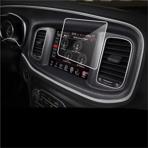 Verre trempé pour GPS de Dodge Charger 2015-2019 - Protection d'écran transparente 8,4 pouces