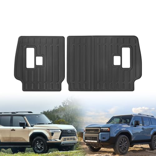 for 2024 2025 2026 Toyota Land Cruiser/Lexus GX550 2nd Rear Seat Backrest Mats TPE All Weather Protection Mat Accessories (2nd Backrest Mats)