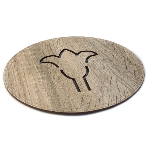 Descanso de Panela Redondo, Sustentável e Resistente ao Calor para Pratos e Potes Quentes. Material