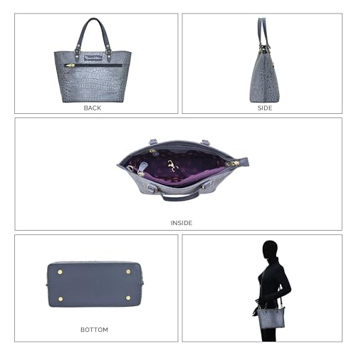 Anuschka Women's Original Hand-Painted Genuine Leather Medium Tote3