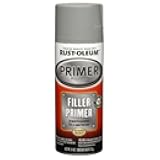 Rust-Oleum 249279 Automotive Filler Primer Spray, 11 oz, Gray
