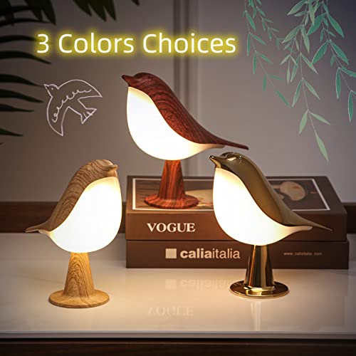 Ym Dragon 220518HJ03-1-10452-1617245841 Small Bird Table Lamp, Cordless Bedside Lamps, Battery Operated Lamp With 3 Color Temperatures, Dimmable Bird Night Light thumb #3