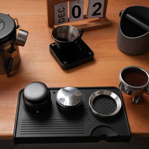 Espresso Tamping Mat, 7mm Silicone Tamper Mat for Portafilter, Black by carrottimes - Used condition - Image 9