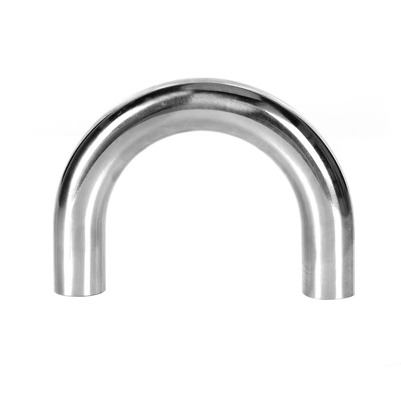 Coude de retour 180° SUS304 en acier inoxydable 51mm robuste et durable