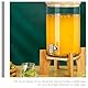 VICASKY Holzständer für Getränkespender Aquarienhalter Stabiler und Eleganter Holz Pflanzenständer Vielseitig Einsetzbar für Teekannen und Kleine Fischtanks