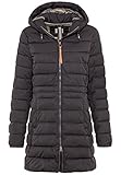 camel active Damen 310200/8F50 Coat, Black, 48