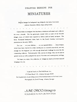 Paperback June Grigg/designs Book 2, Charted Designs for Miniatures Book