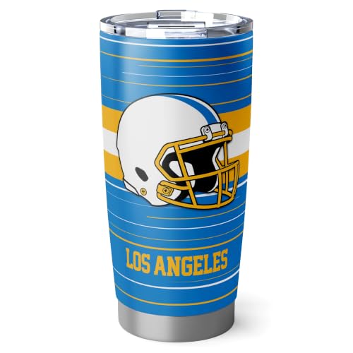 Image of Los Angeles Tumbler 20oz Travel Mug Gifts Custom Name Number | Stainless Steel Insulated Coffee Cup for Men Boys