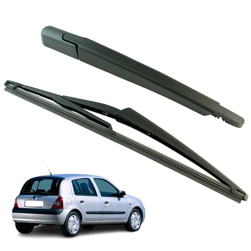 Brazo limpiaparabrisas trasero con escobilla para Clio 2 modelos de 1998 a 2012 referencia 7701045207