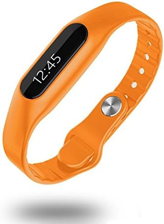Linstore Fitness Tracker Bluetooth Wireless + Sleep Waterproof Smart Watch Wristband Braceket (orange)