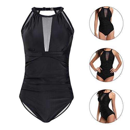 SOIMISS 1Pc Mulheres Swimsuit de Uma Peça Com Decote Em V Profundo Maiô Backless Swimwear para Mulhe