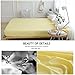 VM VOUGEMARKET Yellow King Fitted Sheet with 15