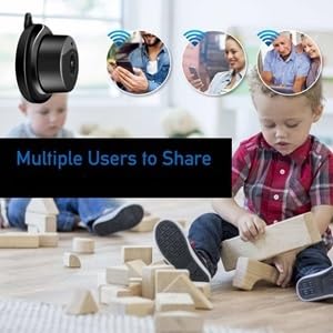Image of Full HD 1080P Mini Wi-Fi IP Wireless Camera, Panoramic Mini Lenc Full HD Live Recording Motion Detection Two Way Communication Supports Upto 64 GB Card IP Camera (K-804) (Maa Bacha)