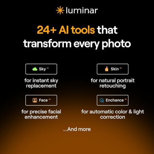 Skylum Luminar AI Photo Editing Software – Lifetime License for Desktop, Mobile and Web. Advanced AI Editor With Retouching, Sky Replacement, RAW Support. Compatible With Adobe Lightroom & Photoshop — 사진 4