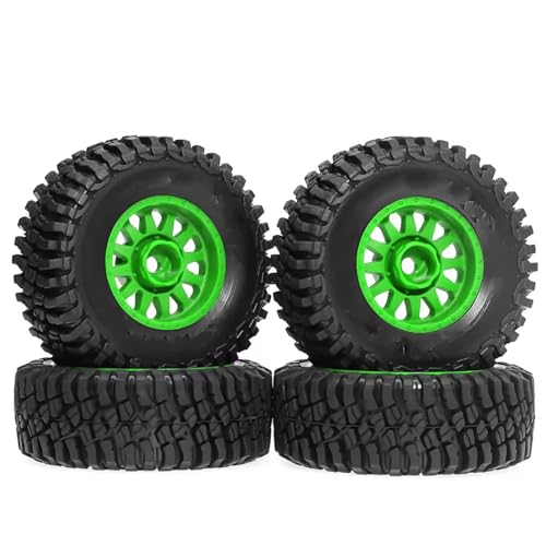 RC���[�V���O�p�[�c For Arrma For Mohave Meigaxin 14211 For JJRC Short Truck Q130 For Haiboxing 3100a 1/14/16 4�{�^�C��(Green)