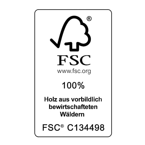 Casaria® Gartentisch Wetterfest FSC®-Zertifiziert Holz 200x100cm 160kg Belastbarkeit Schirmständer Balkon Garten Terrasse Tisch Klapptisch Balkontisch Eukalyptus